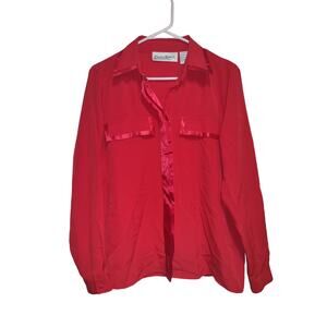 Claudia Richard Women's Button Up Shirt Size 8